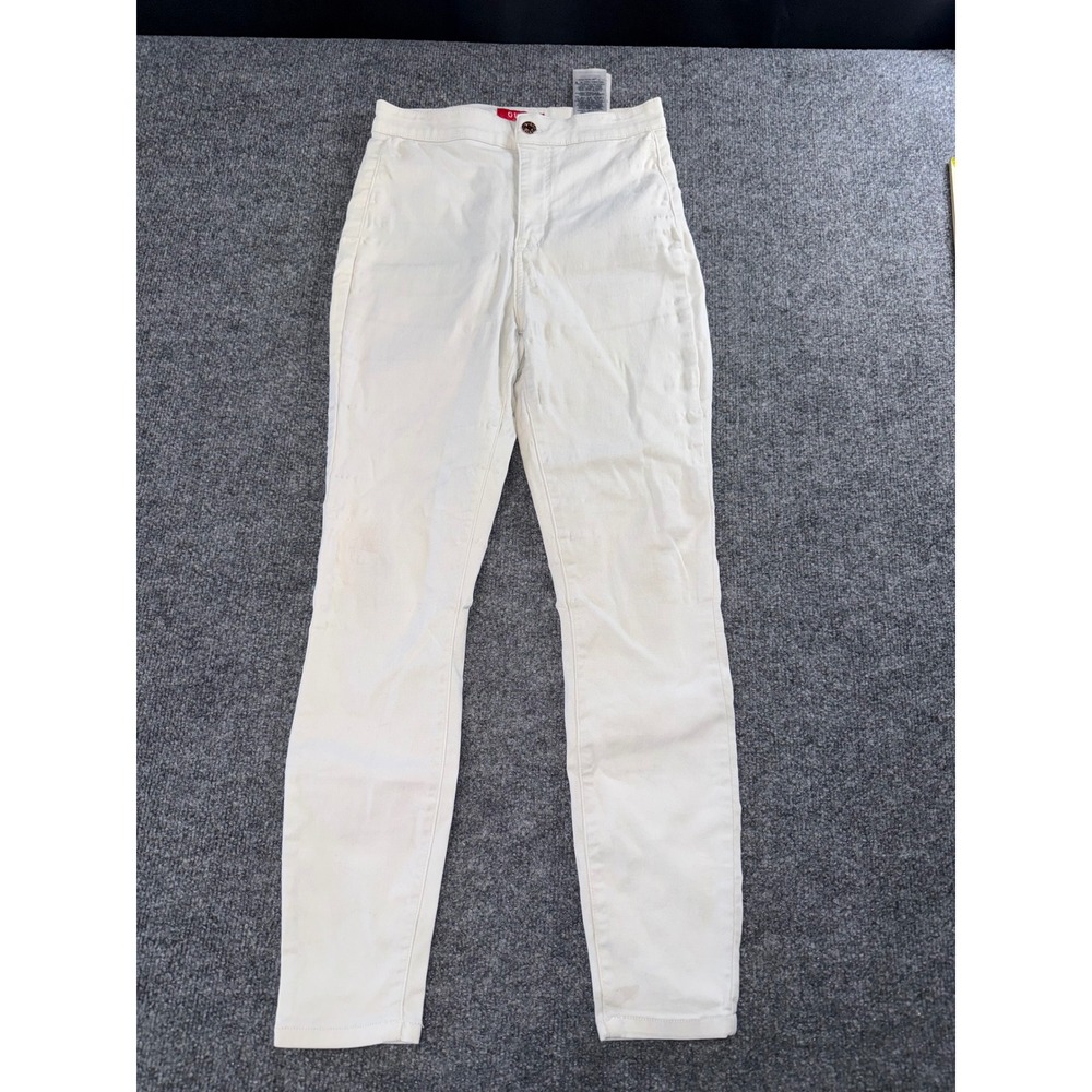 Guess Los Angeles Mens Skinny Off White Cream Denim Pants Size 26 QBPA01R34R3